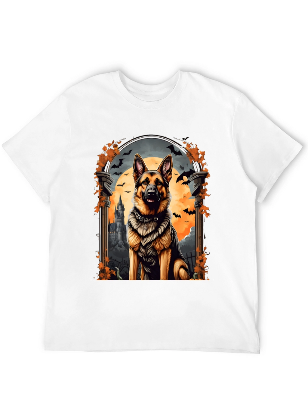 Halloween German Shepherd Dog T-Shirt
