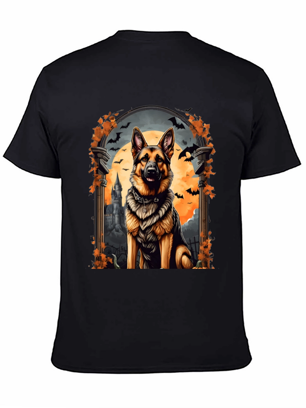 Halloween German Shepherd Dog T-Shirt