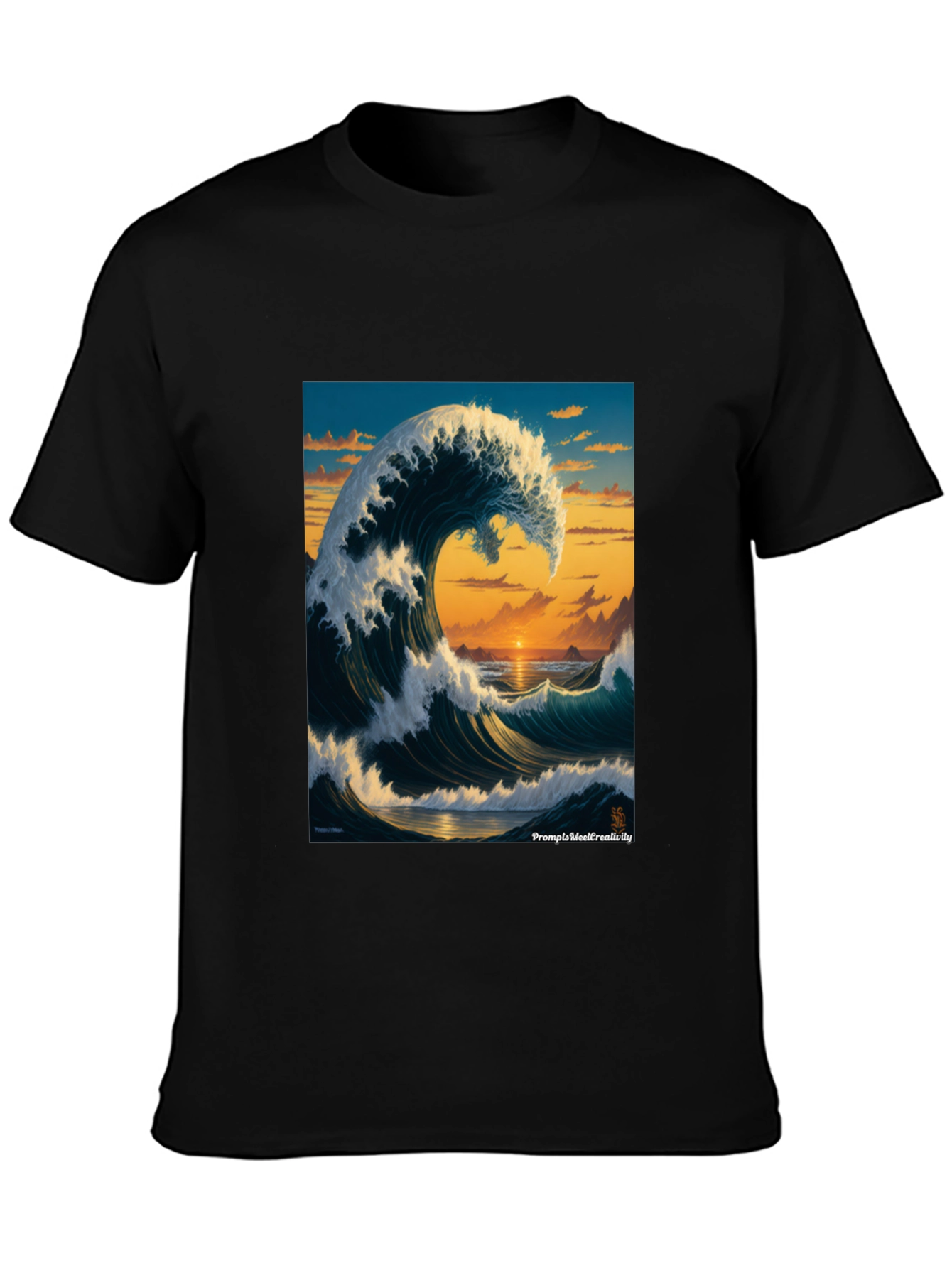 Ocean Wave Graphic Tee