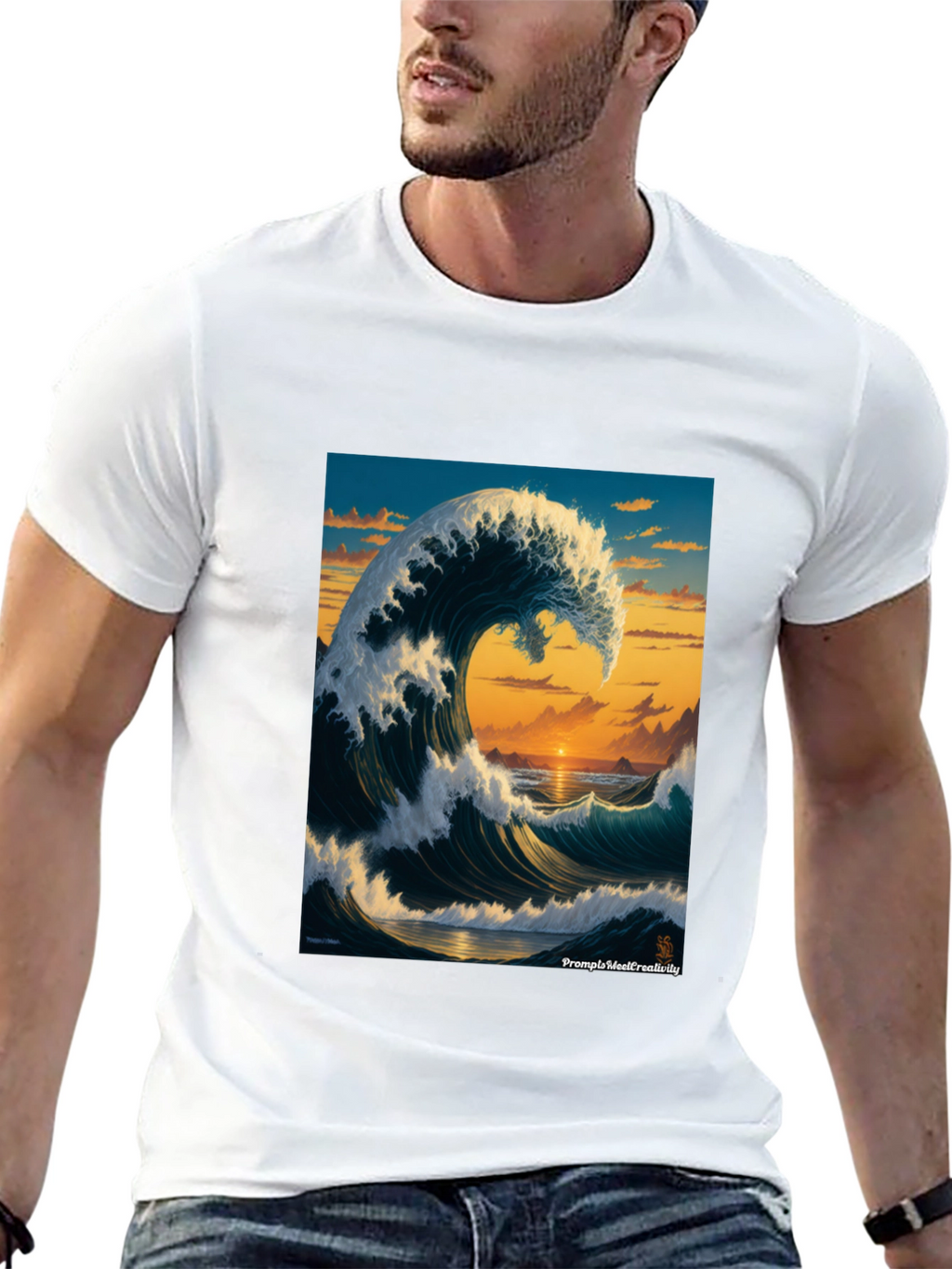 Ocean Wave Graphic Tee