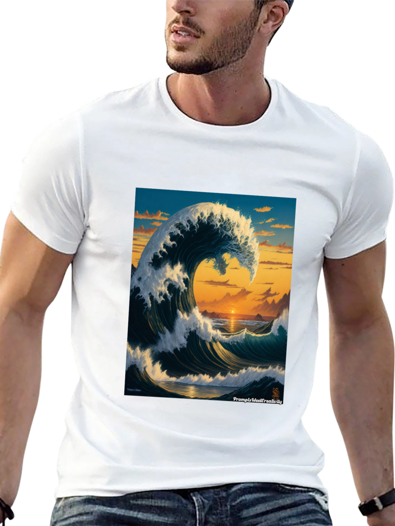 Ocean Wave Graphic Tee