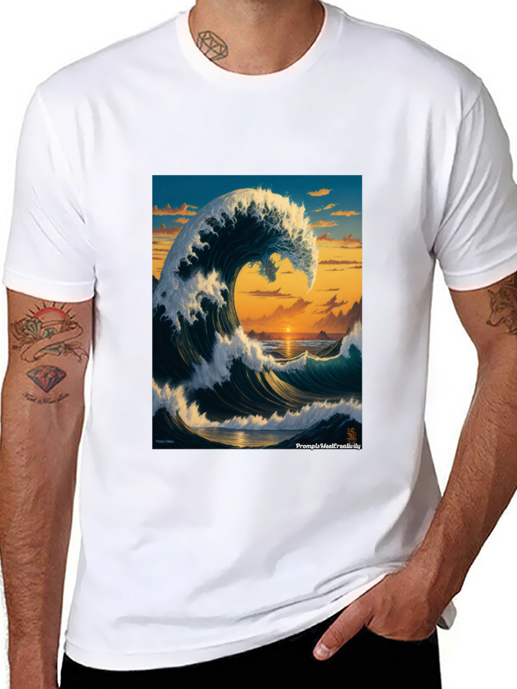Ocean Wave Graphic Tee