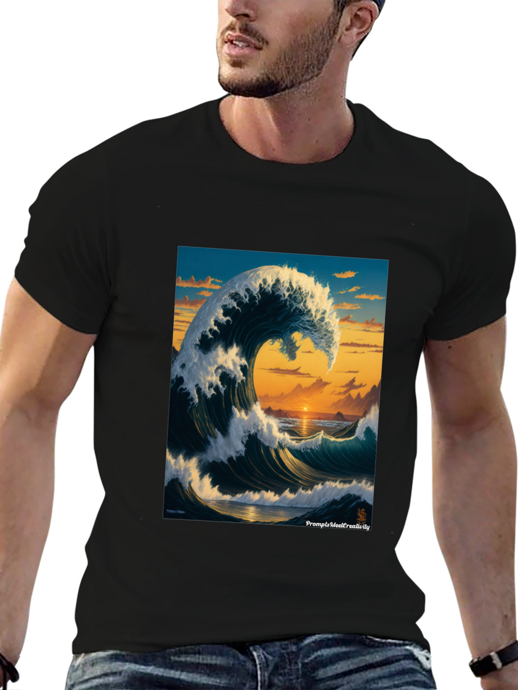 Ocean Wave Graphic Tee