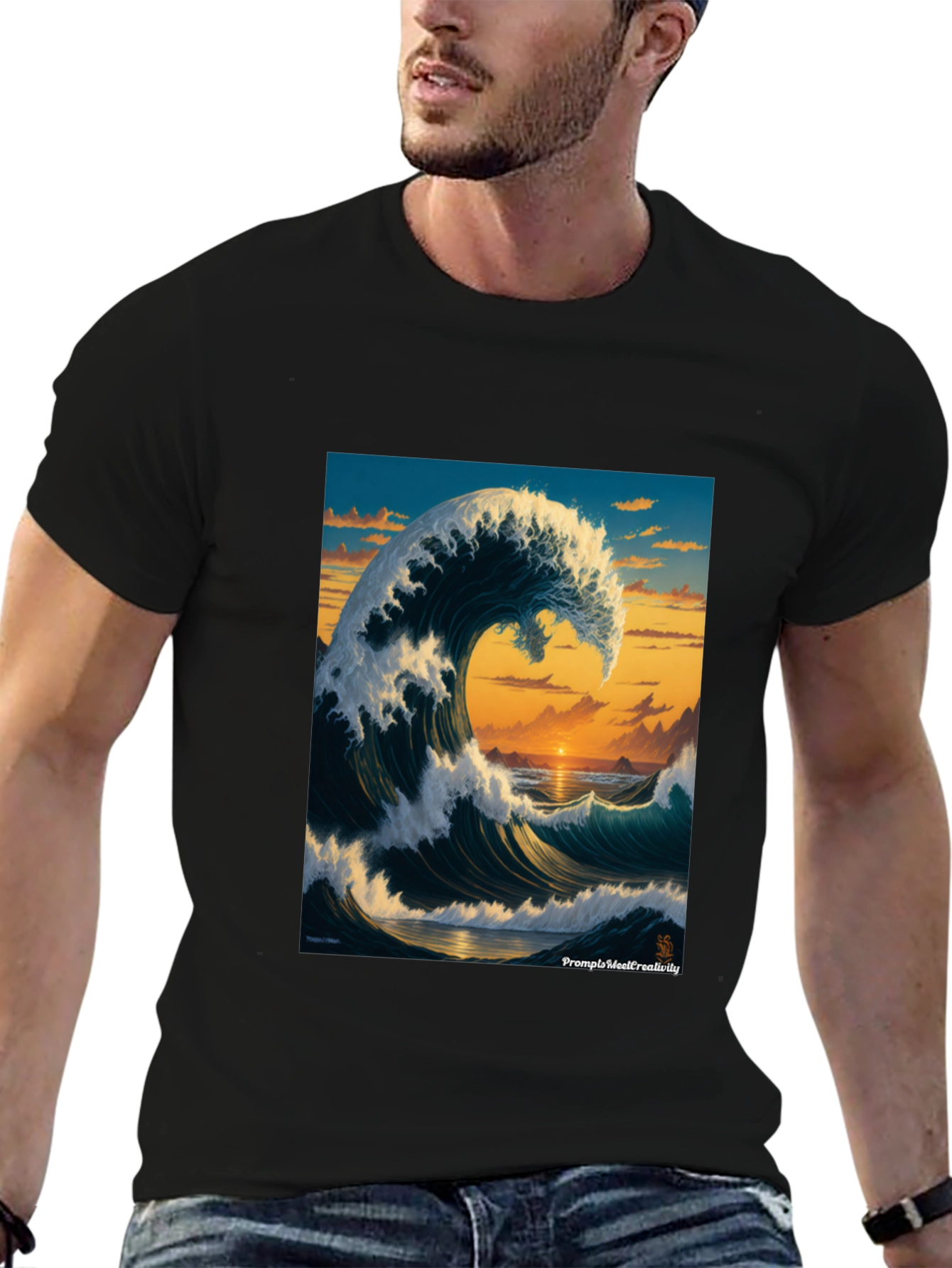 Ocean Wave Graphic Tee
