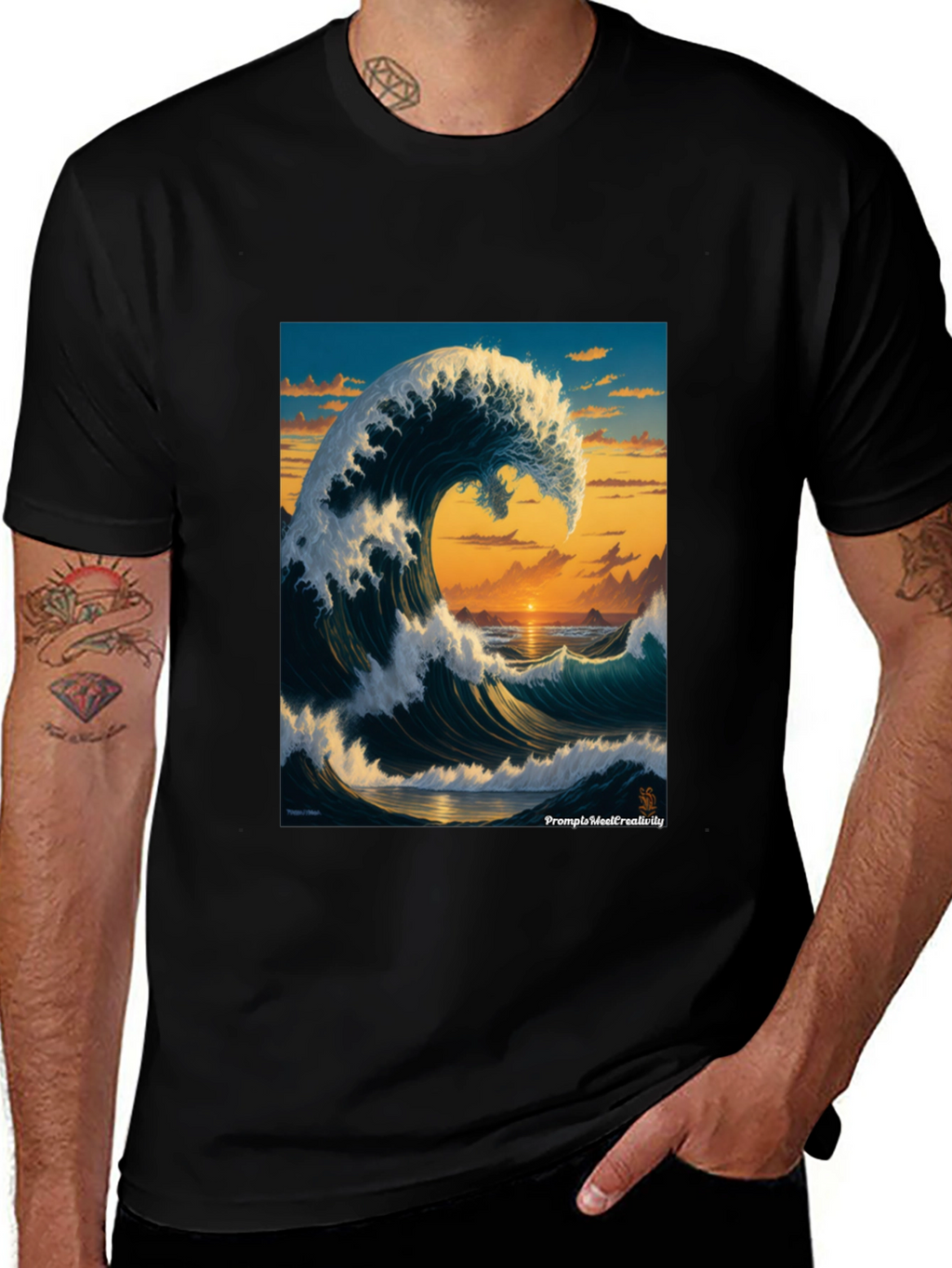 Ocean Wave Graphic Tee