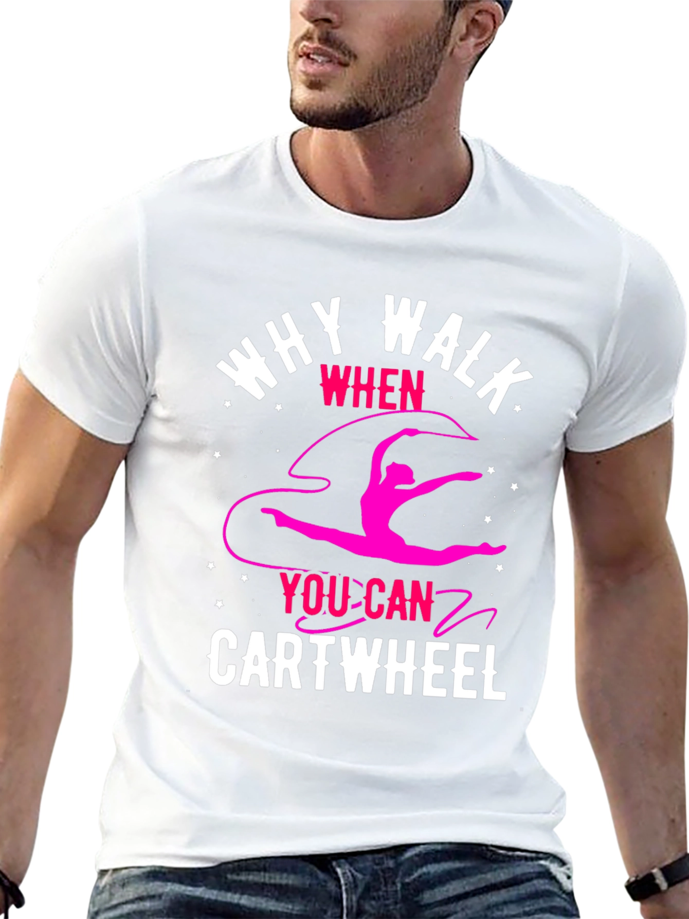 Why Walk? Cartwheel T-Shirt - Gymnastics Tee