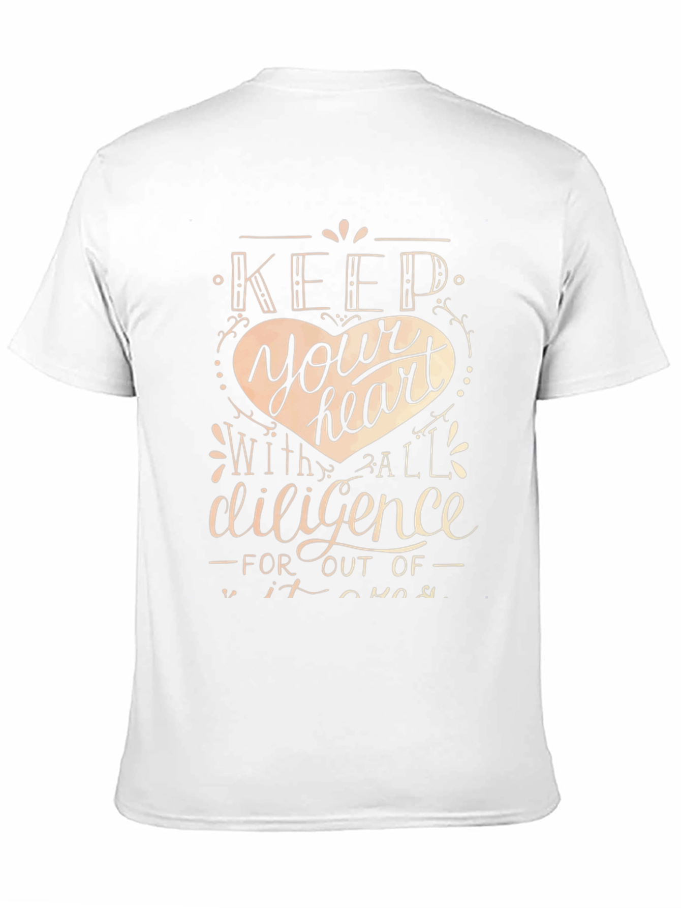 Keep Your Heart T-Shirt - Inspirational Design