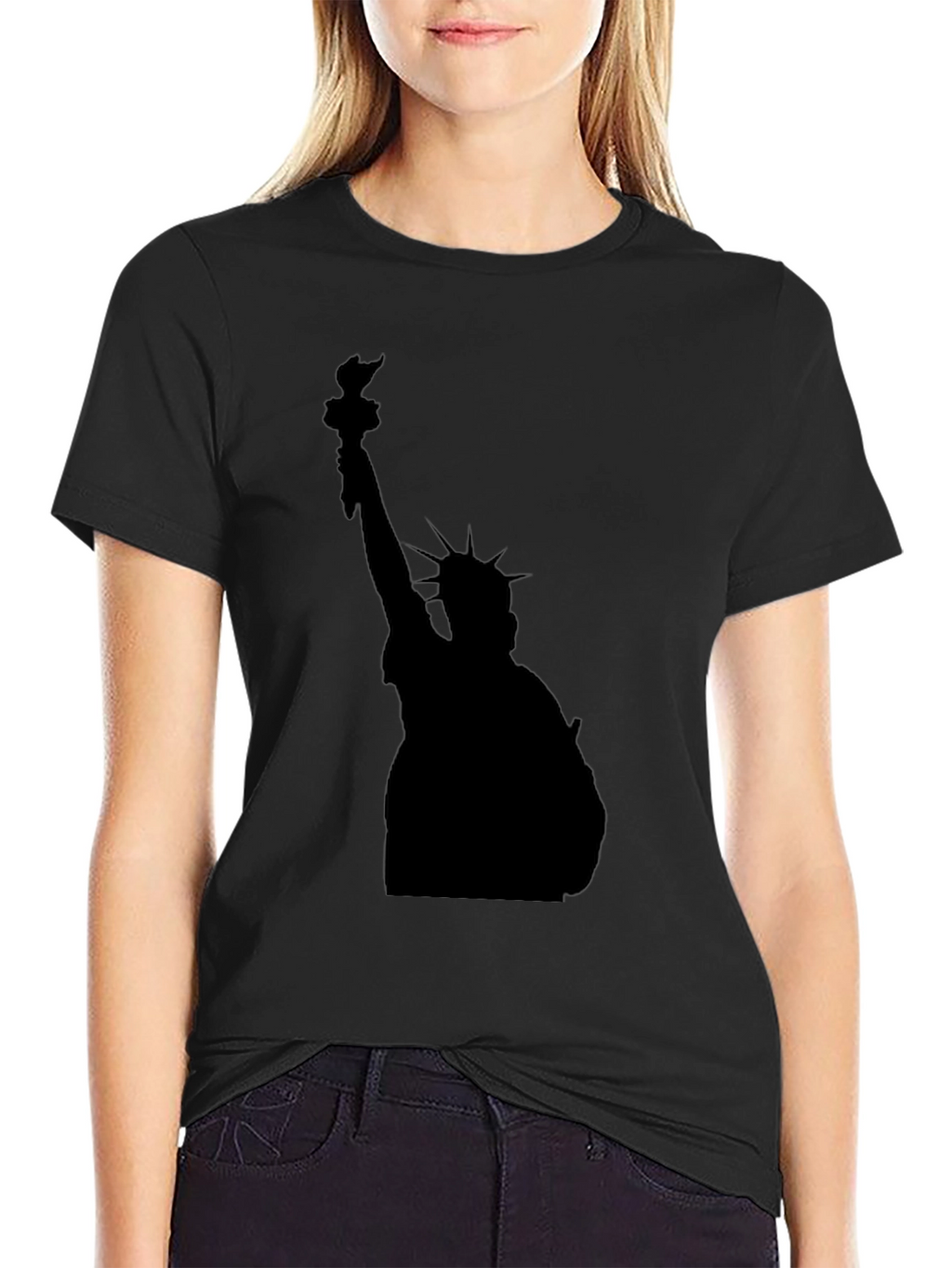 Statue of Liberty Black Graphic Tee