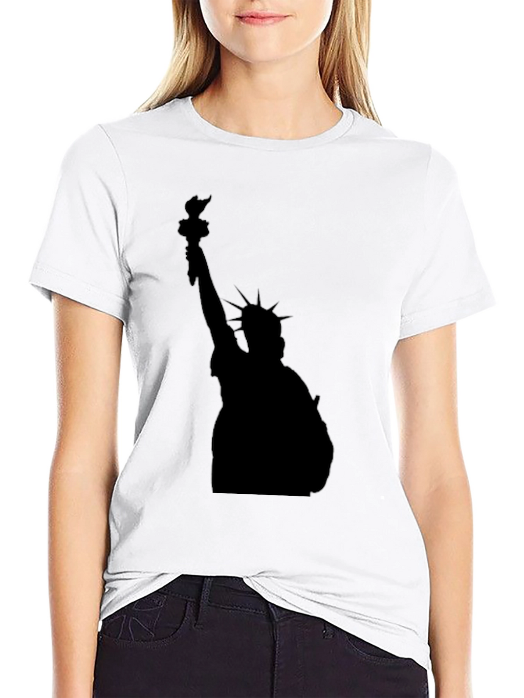 Statue of Liberty Black Graphic Tee