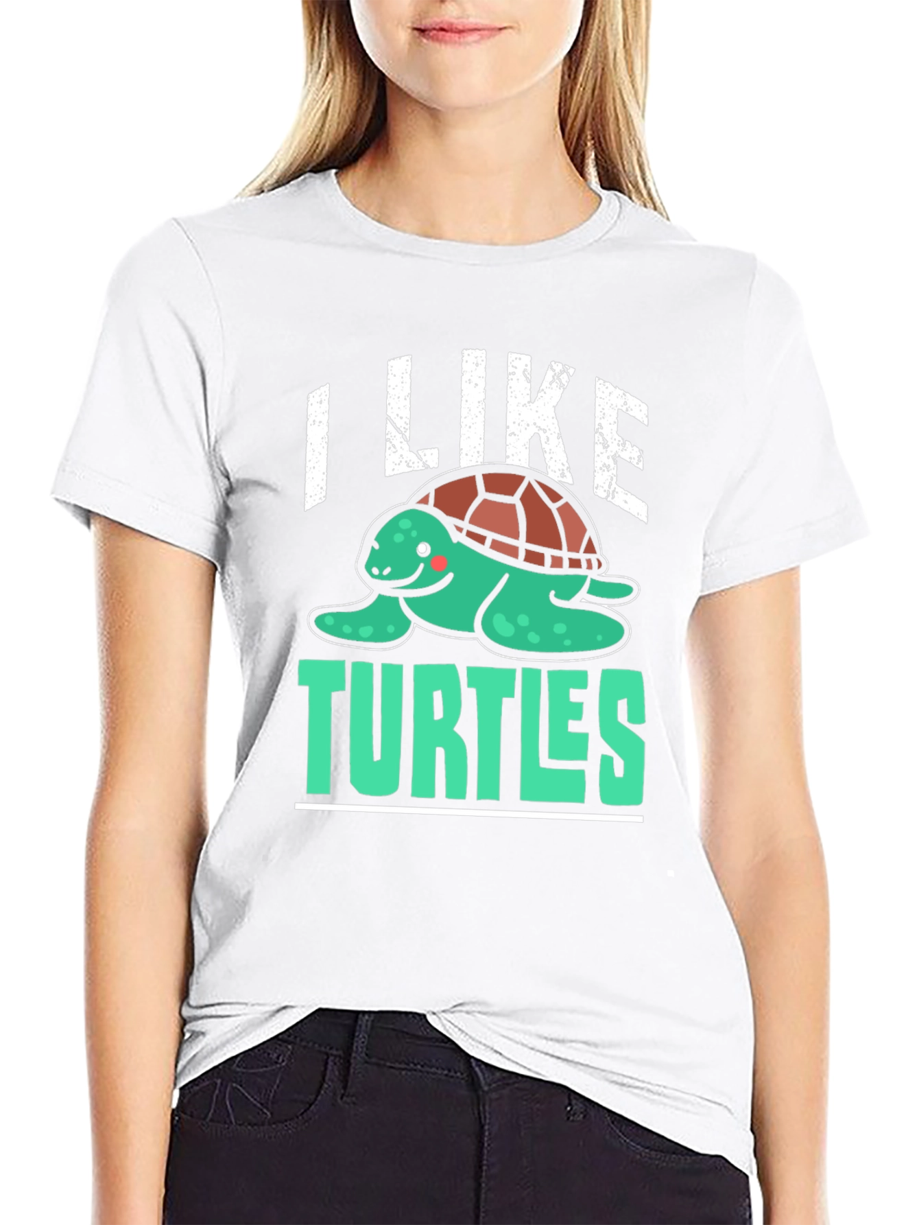 I Like Turtles T-Shirt - Cute Graphic Tee