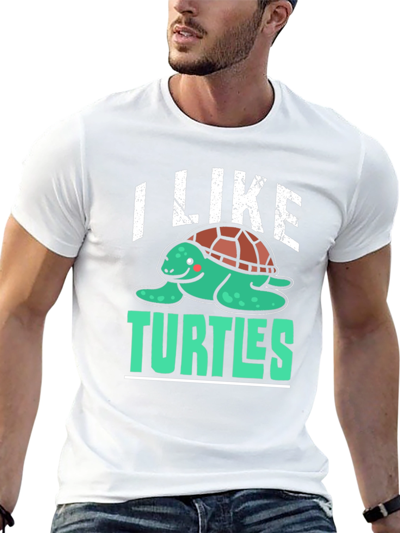 I Like Turtles T-Shirt - Cute Graphic Tee