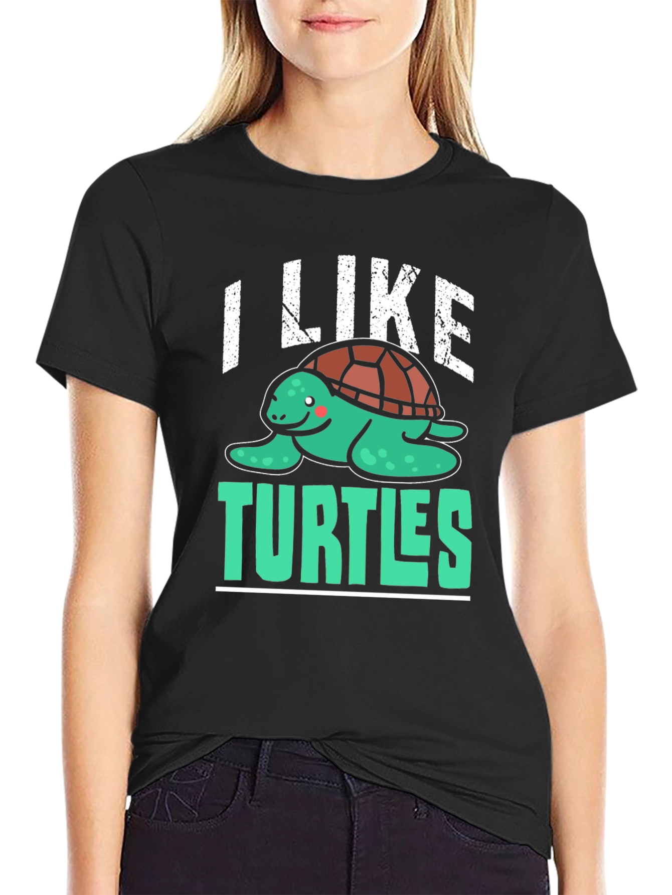I Like Turtles T-Shirt - Cute Graphic Tee