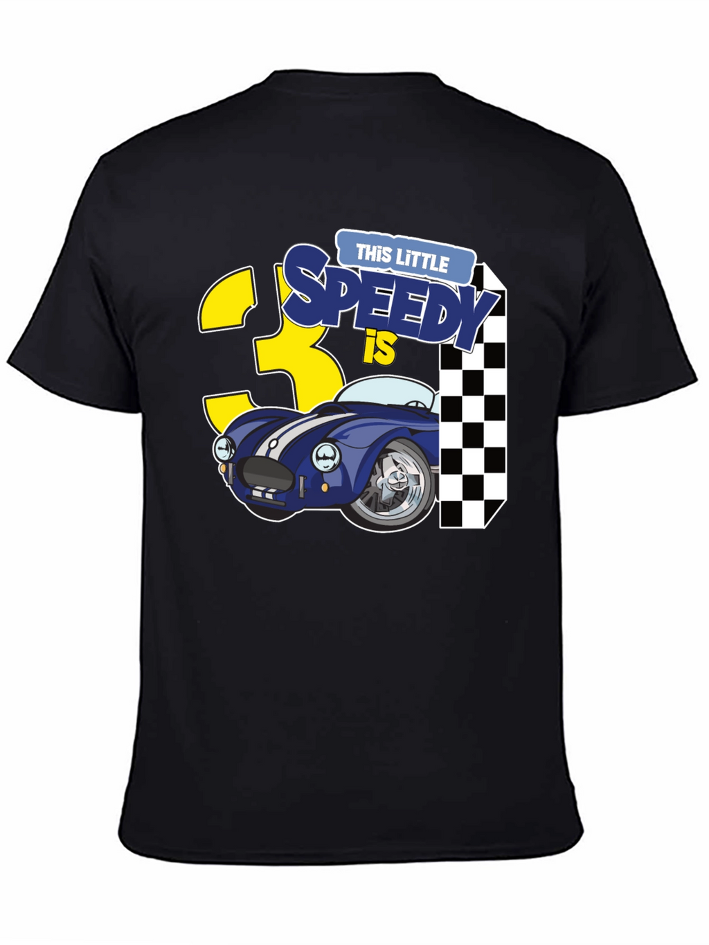 Little Speedy 3rd Birthday Boys T-Shirt