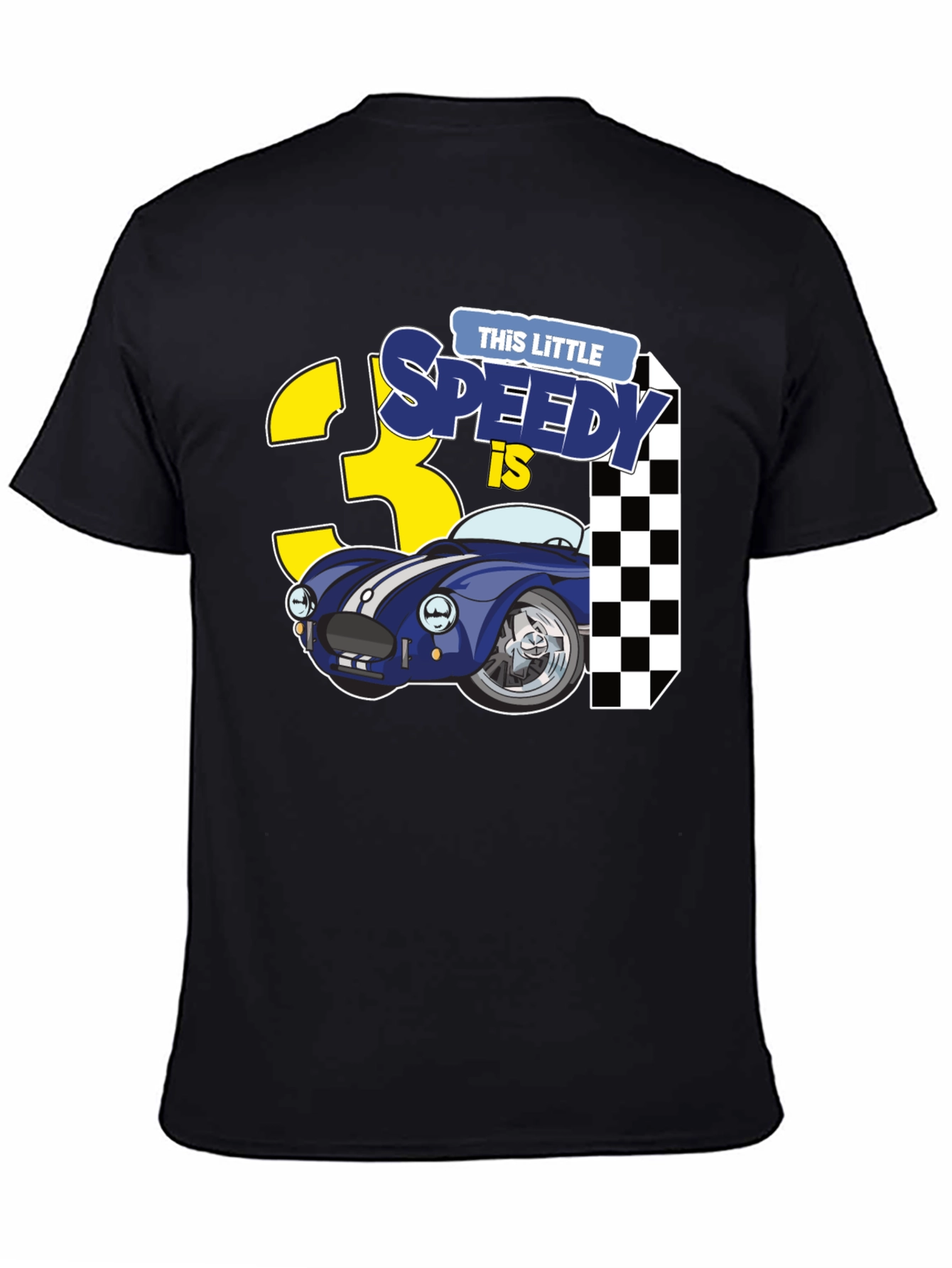 Little Speedy 3rd Birthday Boys T-Shirt