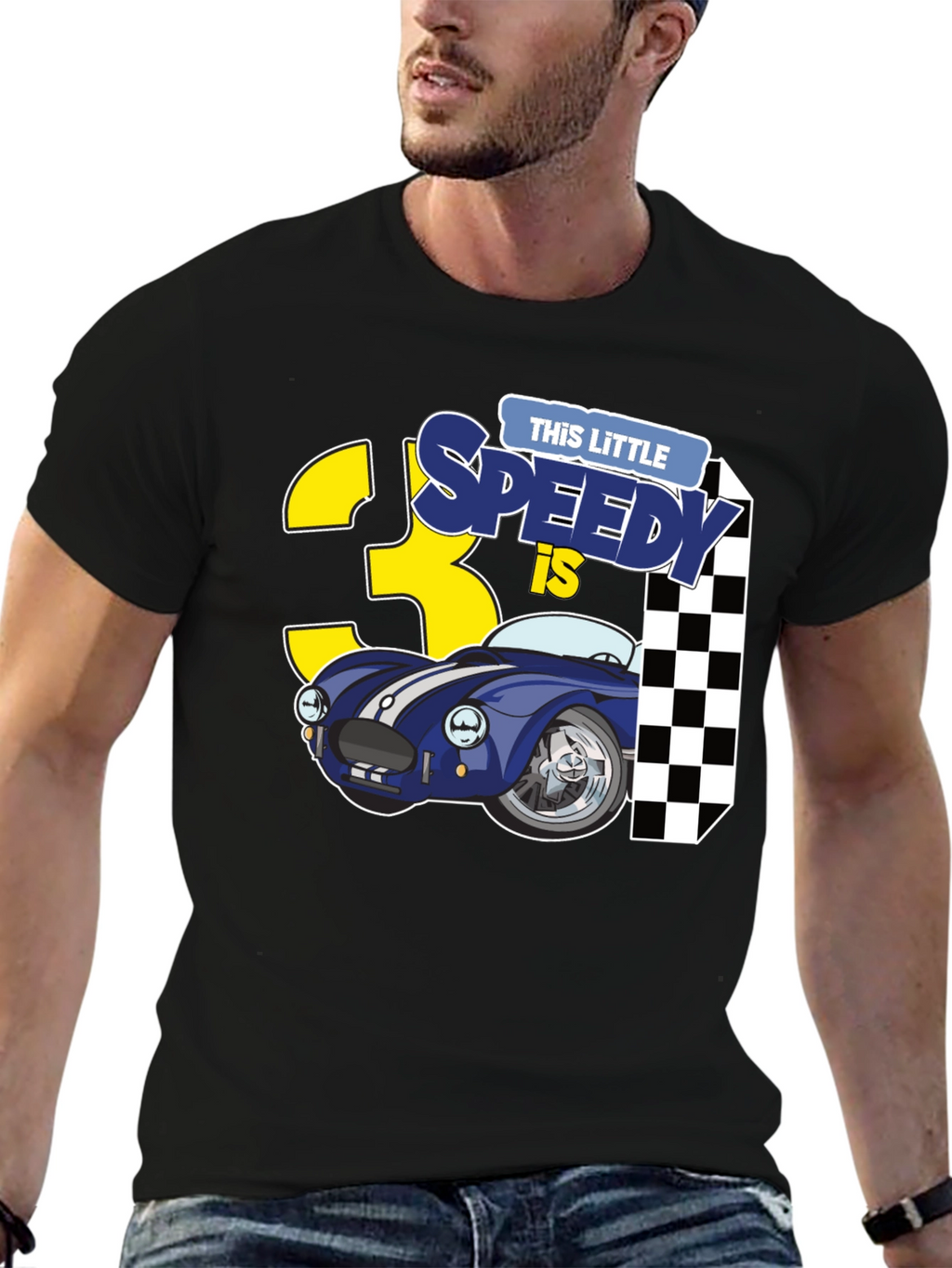 Little Speedy 3rd Birthday Boys T-Shirt