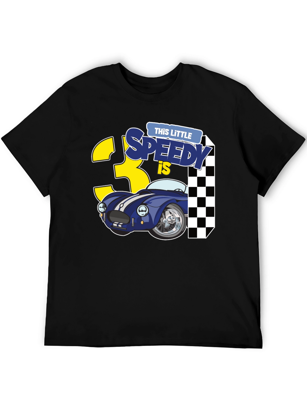 Little Speedy 3rd Birthday Boys T-Shirt