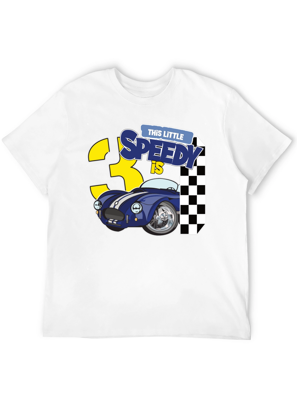 Little Speedy 3rd Birthday Boys T-Shirt