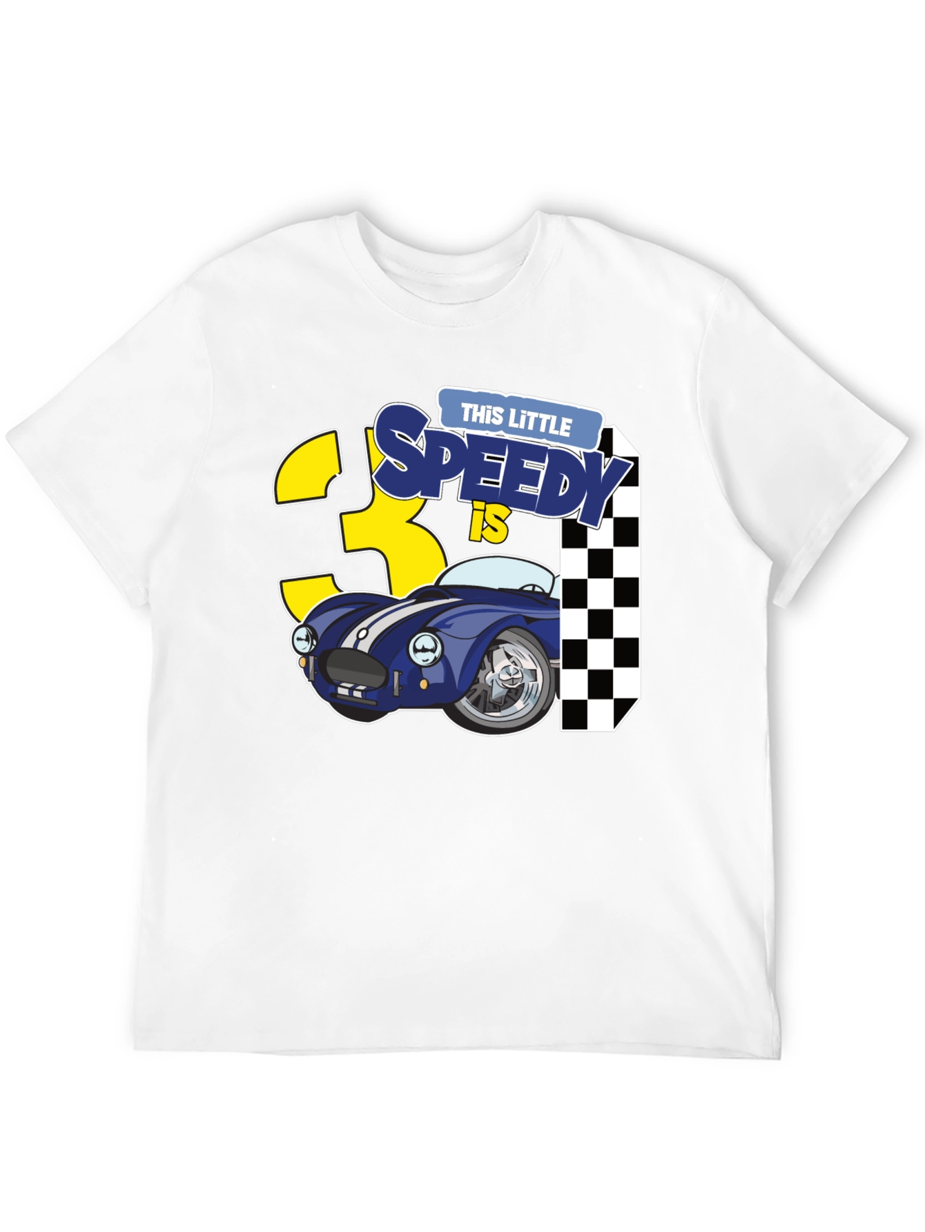 Little Speedy 3rd Birthday Boys T-Shirt