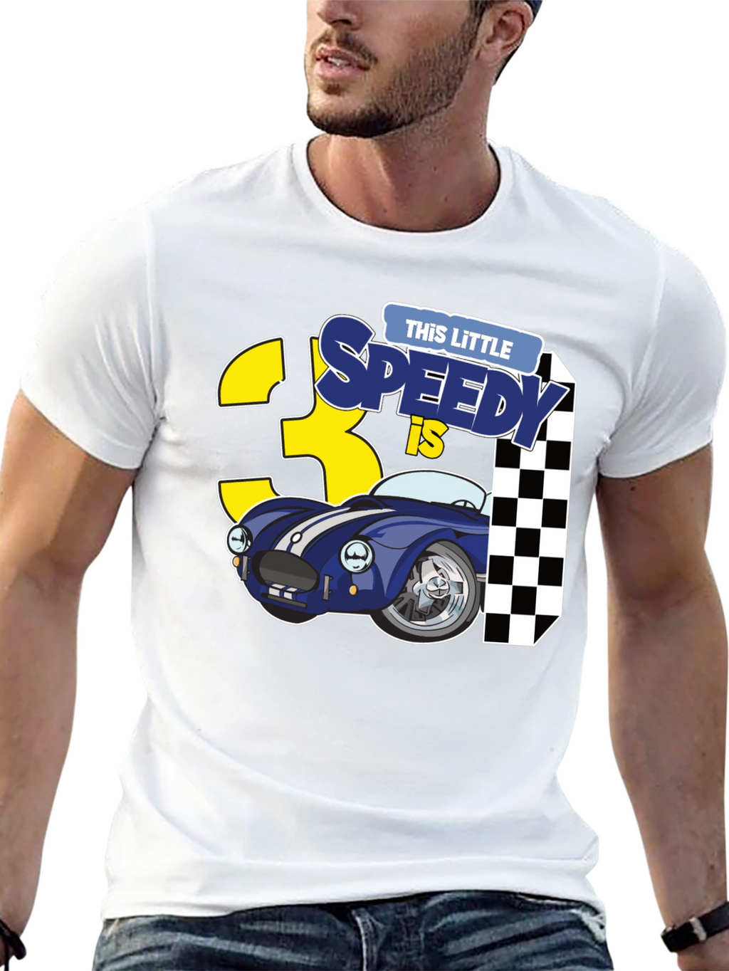 Little Speedy 3rd Birthday Boys T-Shirt