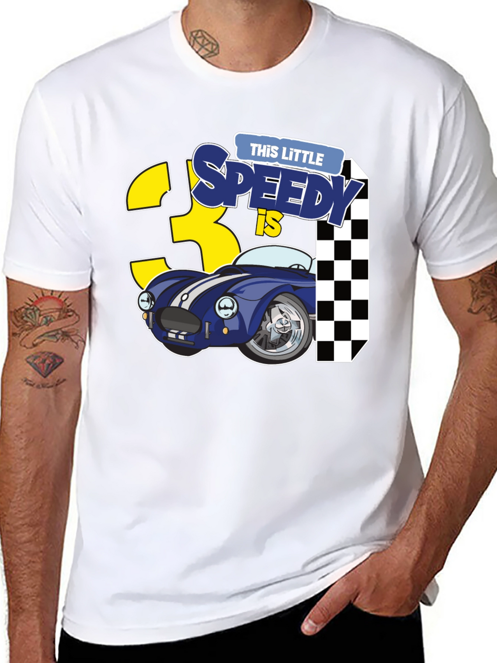 Little Speedy 3rd Birthday Boys T-Shirt