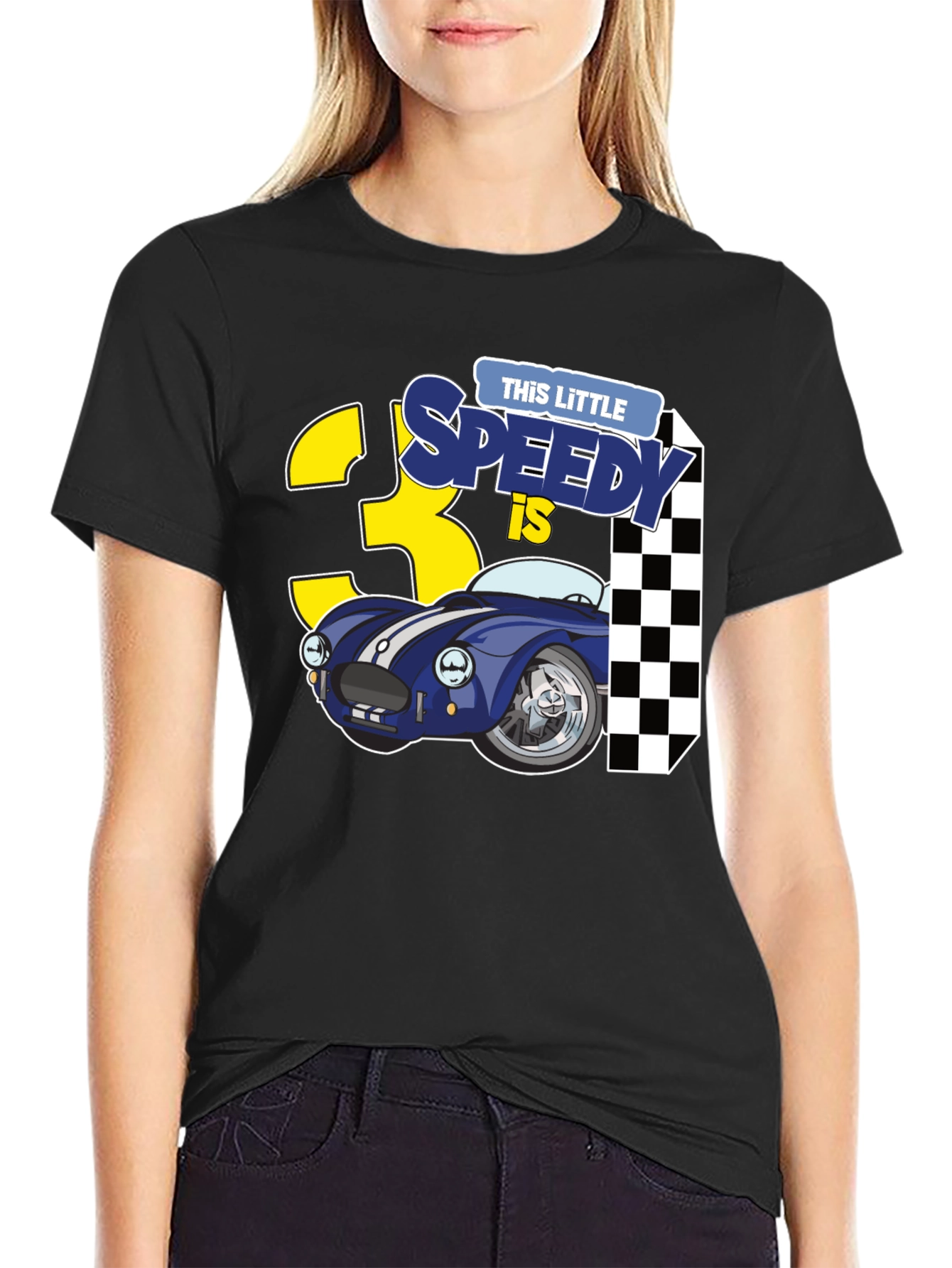 Little Speedy 3rd Birthday Boys T-Shirt