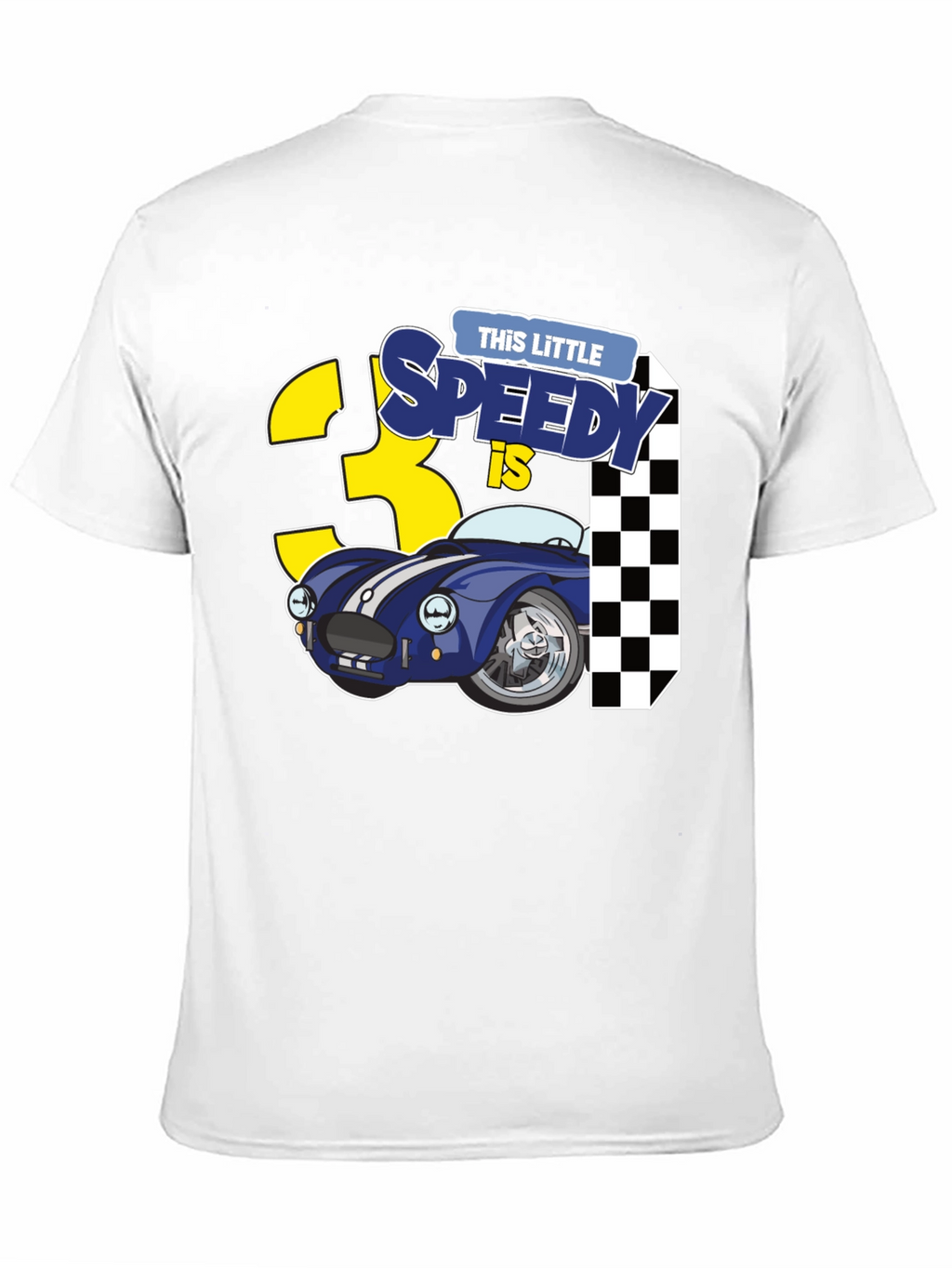 Little Speedy 3rd Birthday Boys T-Shirt