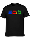 Retro Pixel Logo T-Shirt - Classic Style