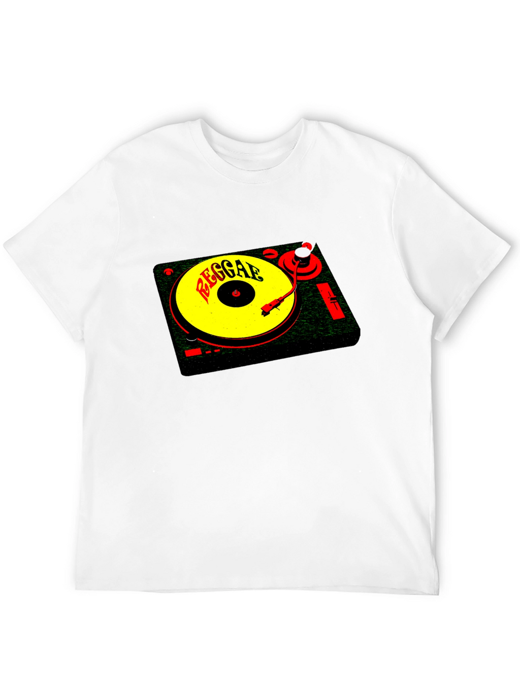 Reggae Music Turntable Graphic T-Shirt
