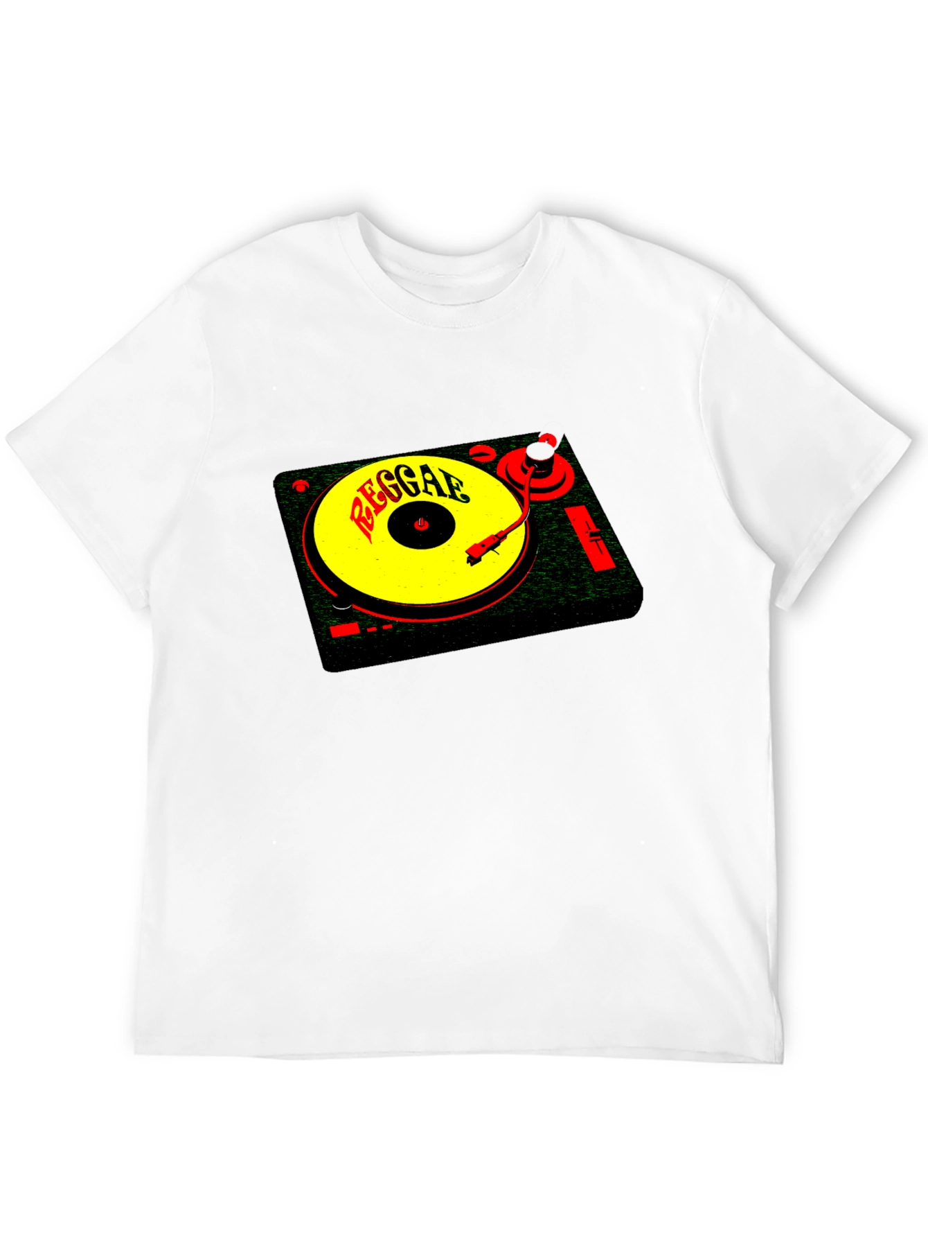 Reggae Music Turntable Graphic T-Shirt