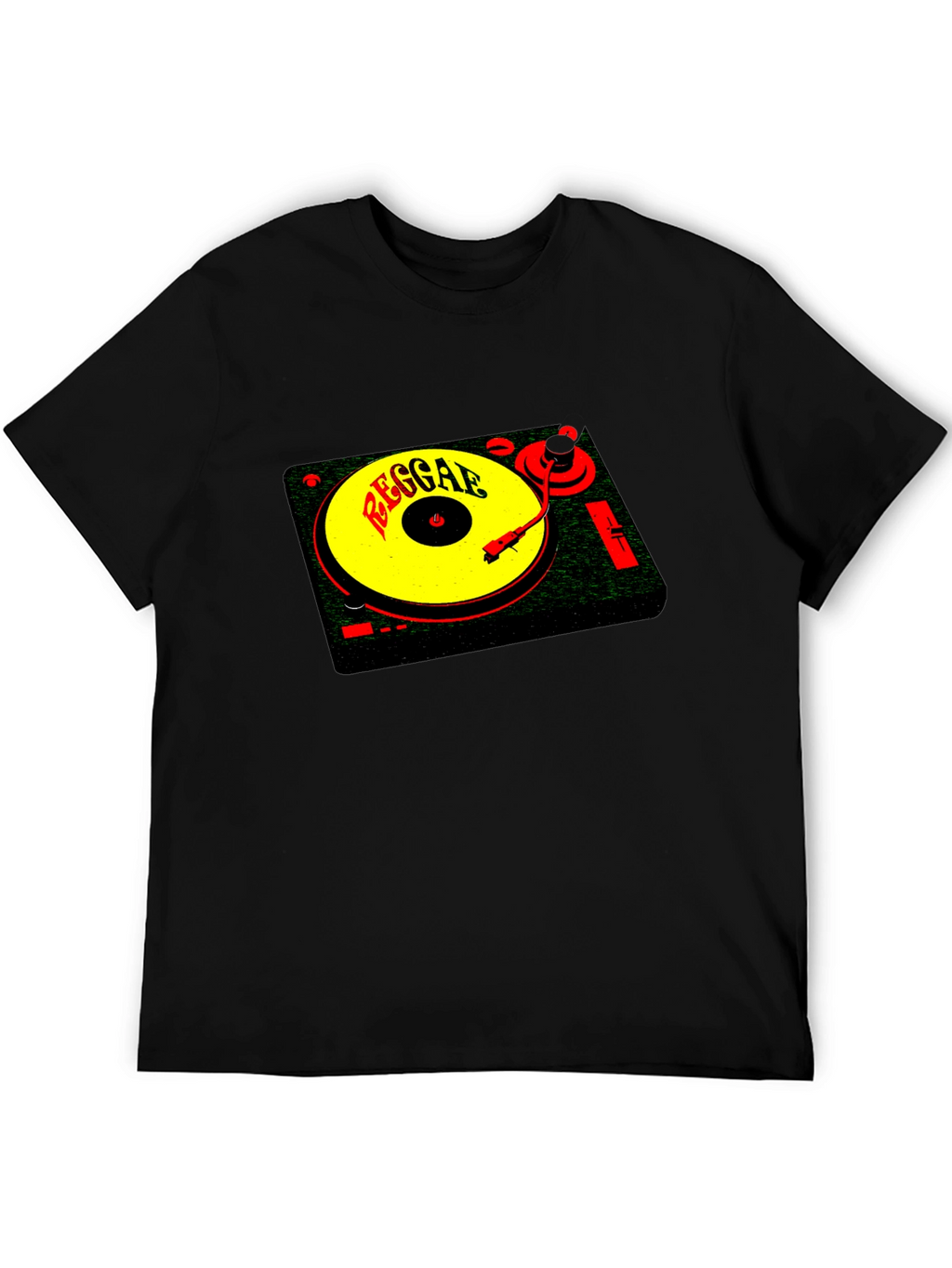 Reggae Music Turntable Graphic T-Shirt