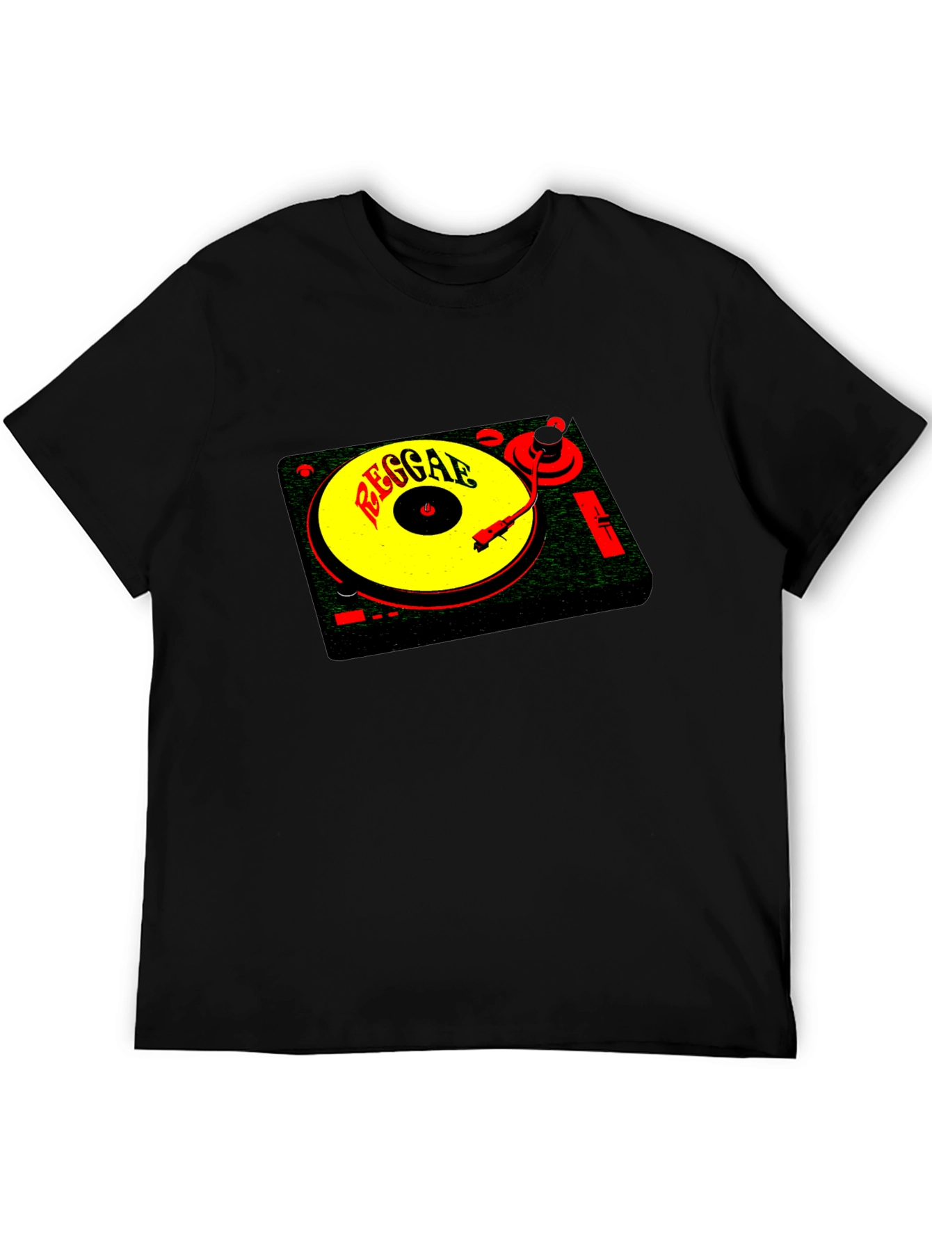 Reggae Music Turntable Graphic T-Shirt