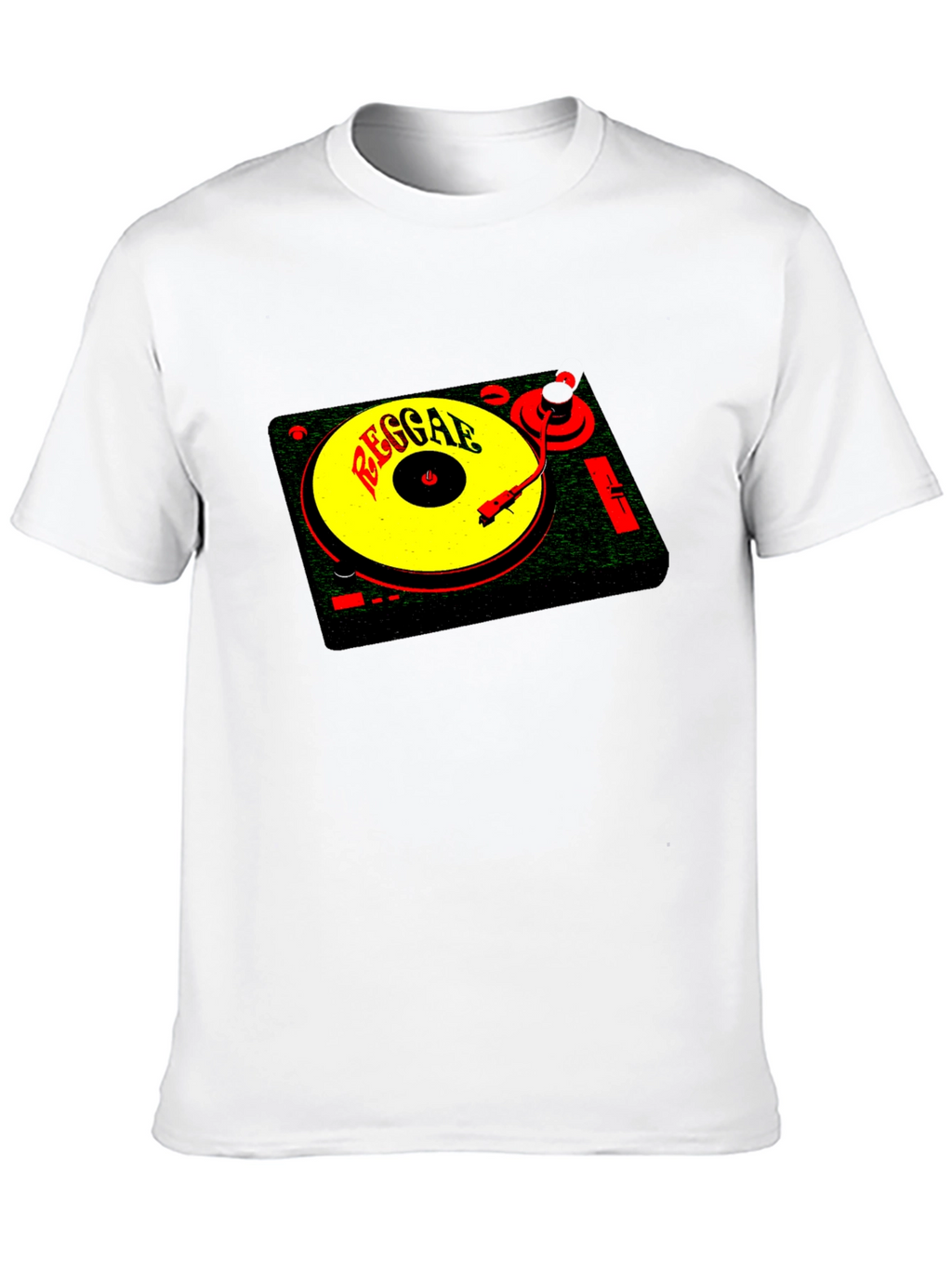 Reggae Music Turntable Graphic T-Shirt