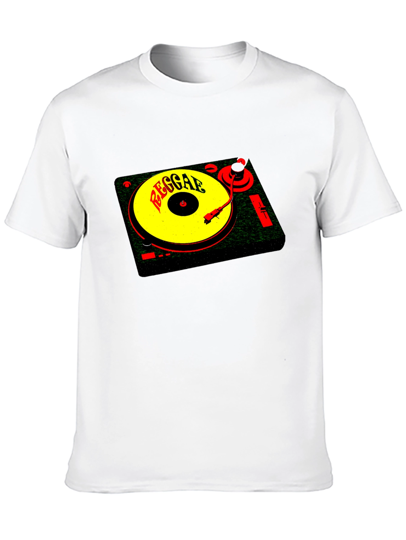 Reggae Music Turntable Graphic T-Shirt