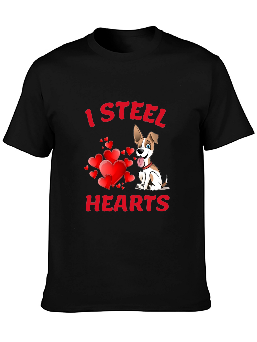 I Steal Hearts Dog T-Shirt