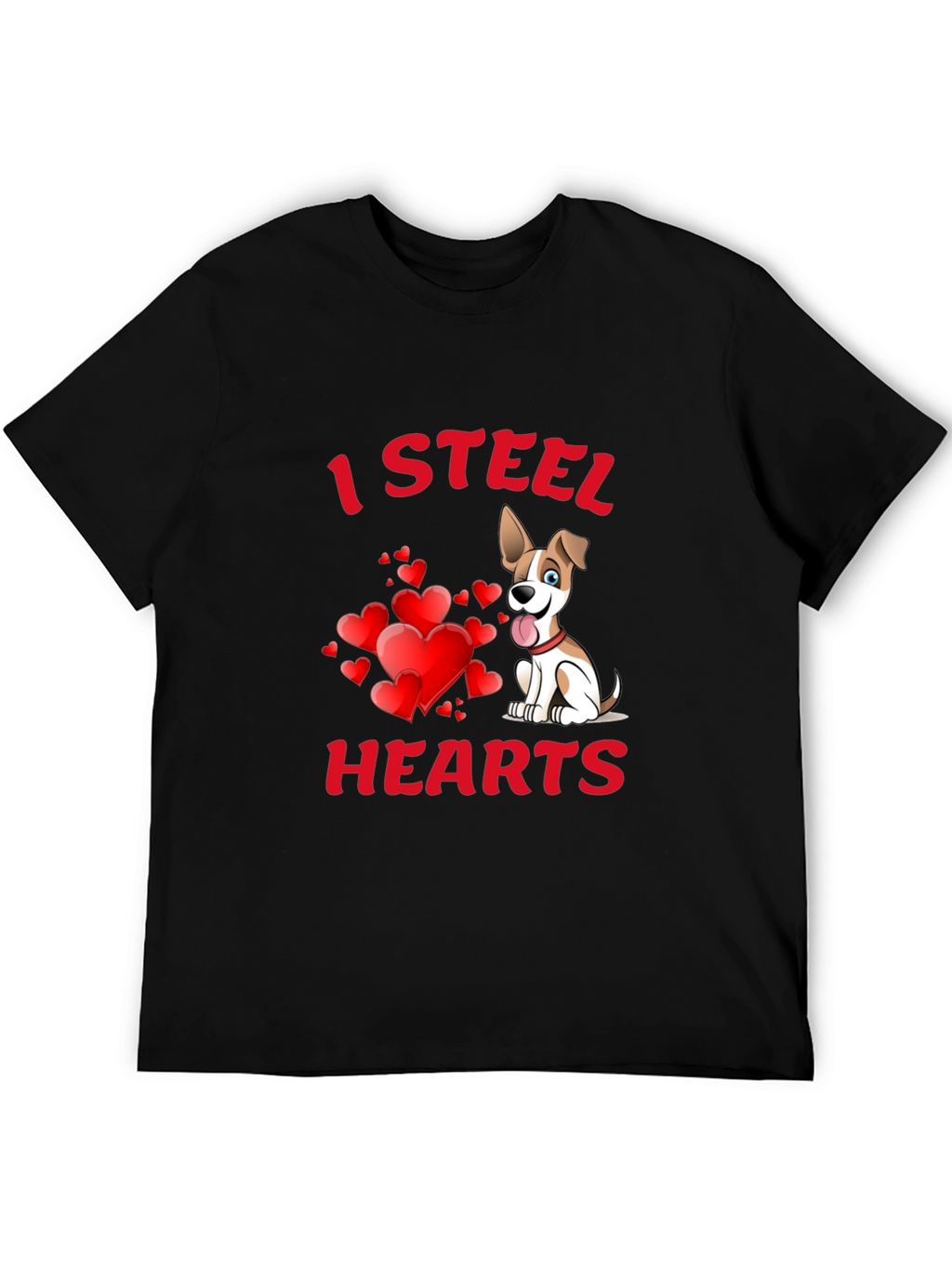 I Steal Hearts Dog T-Shirt