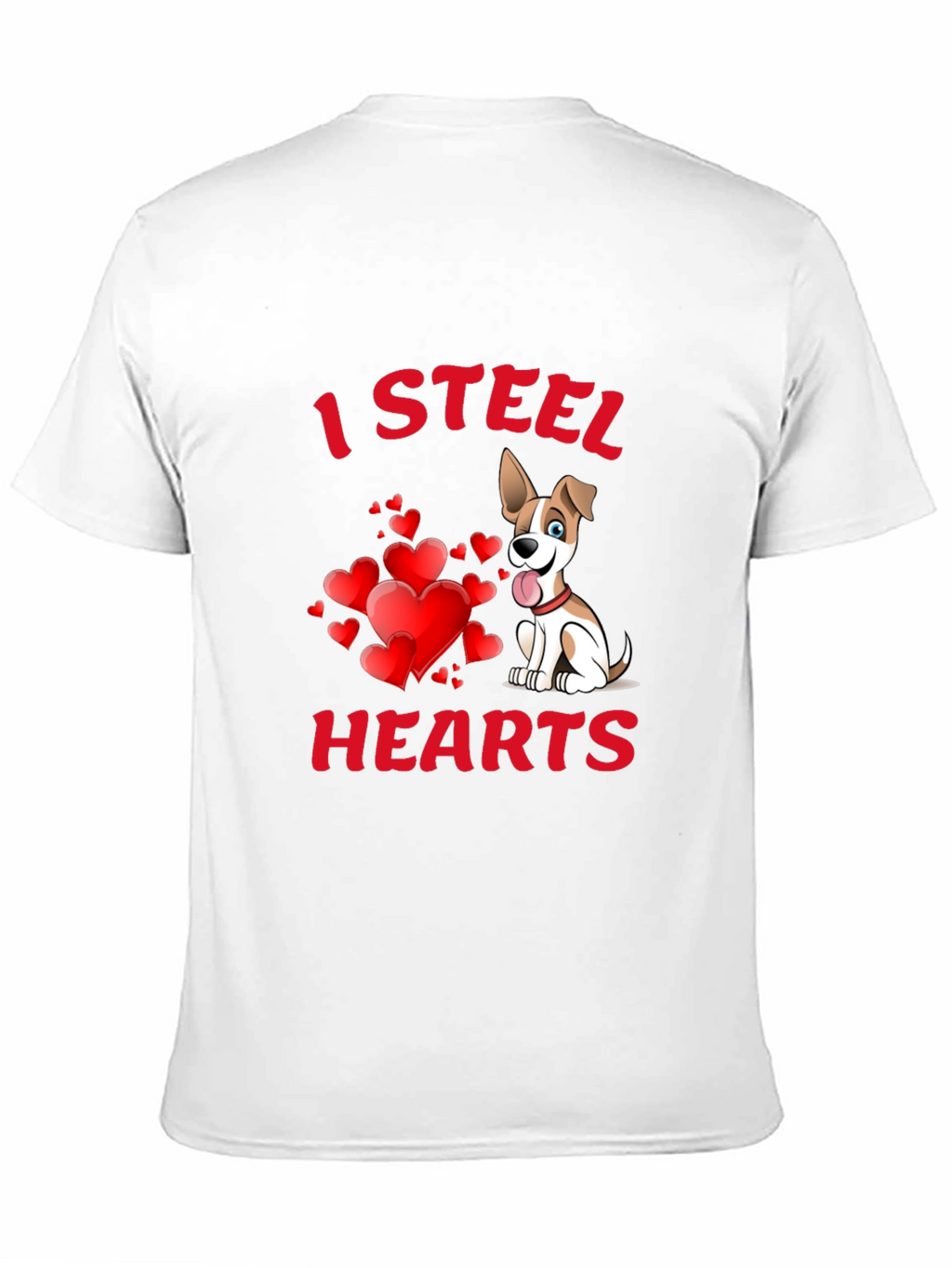 I Steal Hearts Dog T-Shirt