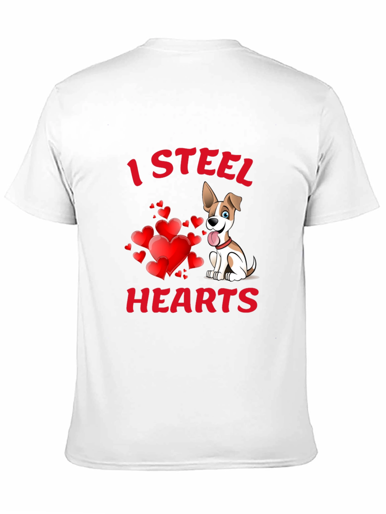 I Steal Hearts Dog T-Shirt