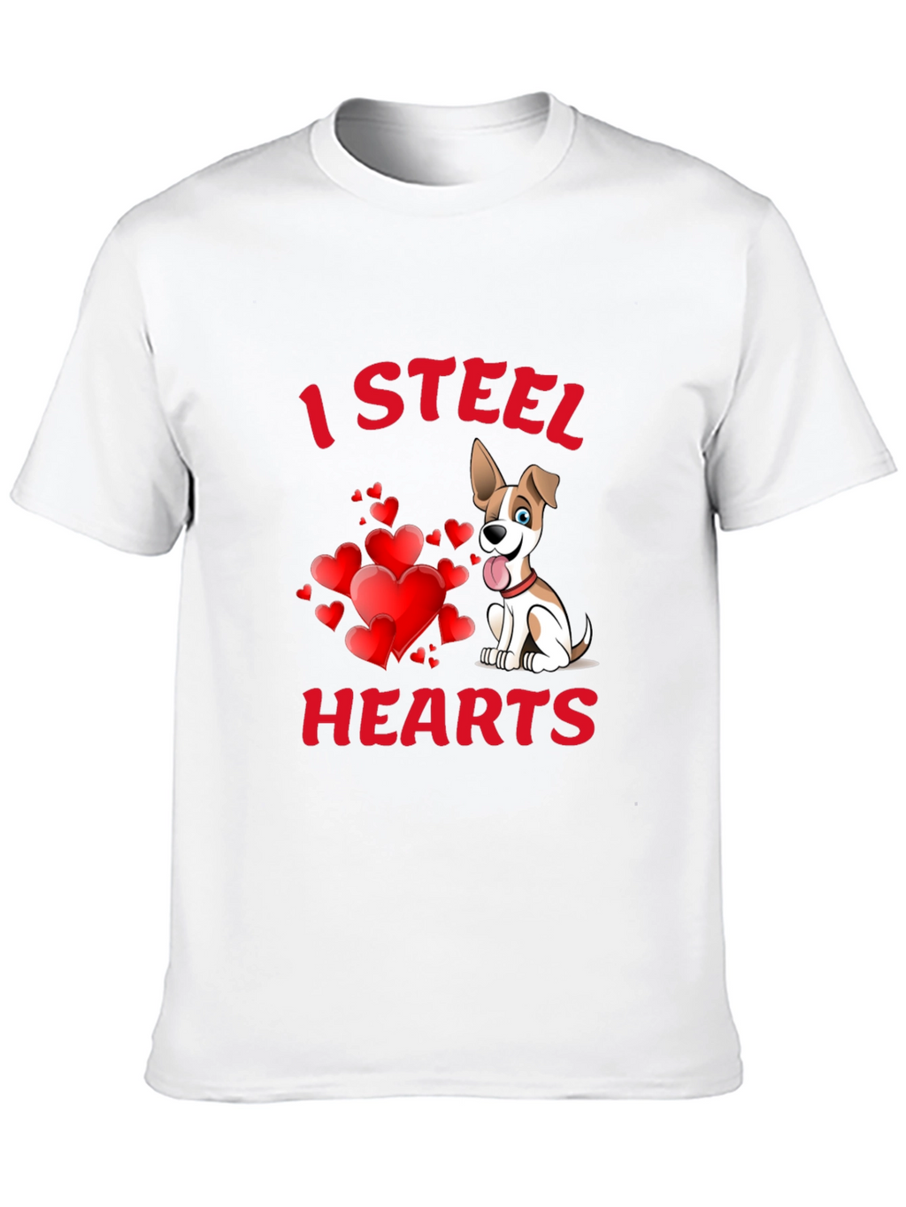 I Steal Hearts Dog T-Shirt