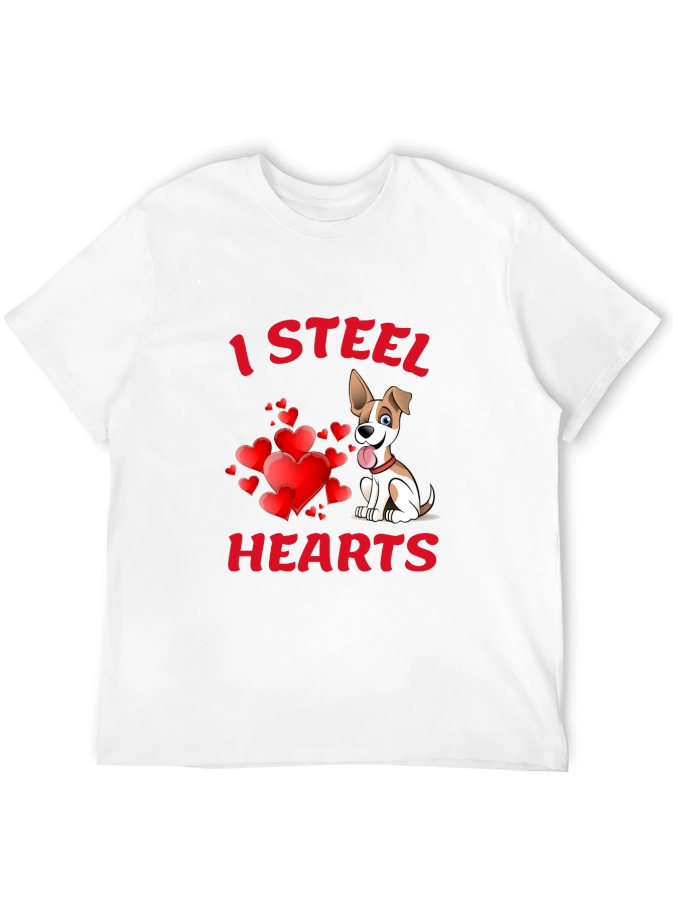 I Steal Hearts Dog T-Shirt