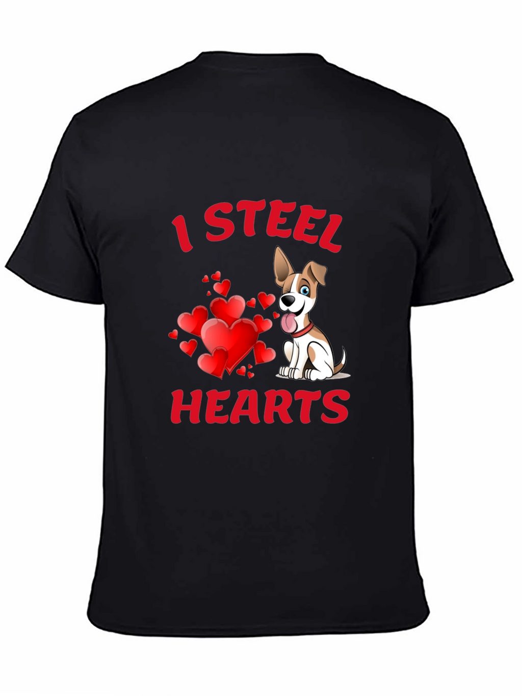 I Steal Hearts Dog T-Shirt