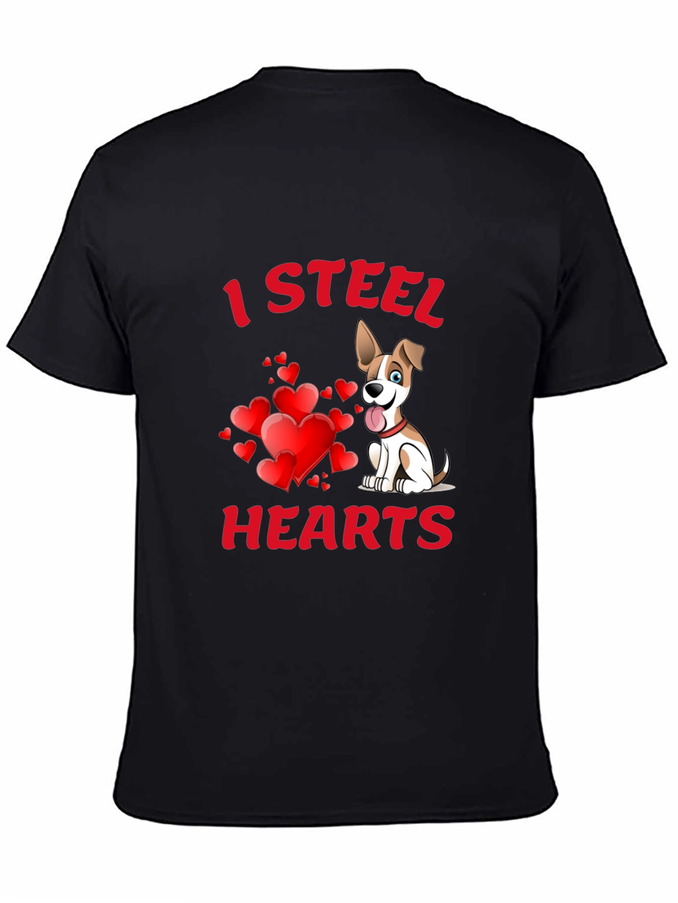 I Steal Hearts Dog T-Shirt