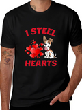 I Steal Hearts Dog T-Shirt