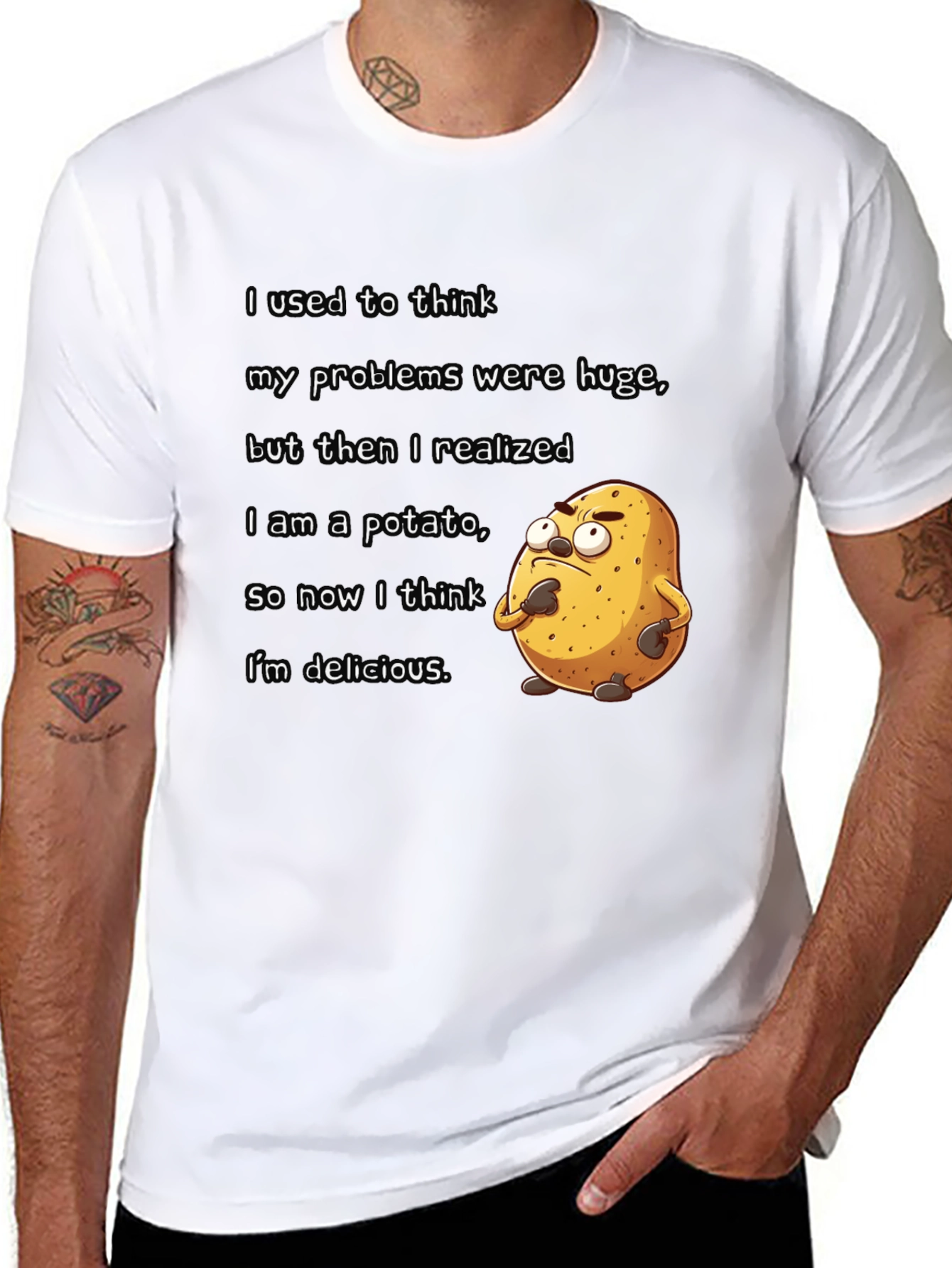 Potato T-Shirt - Funny Graphic Tee