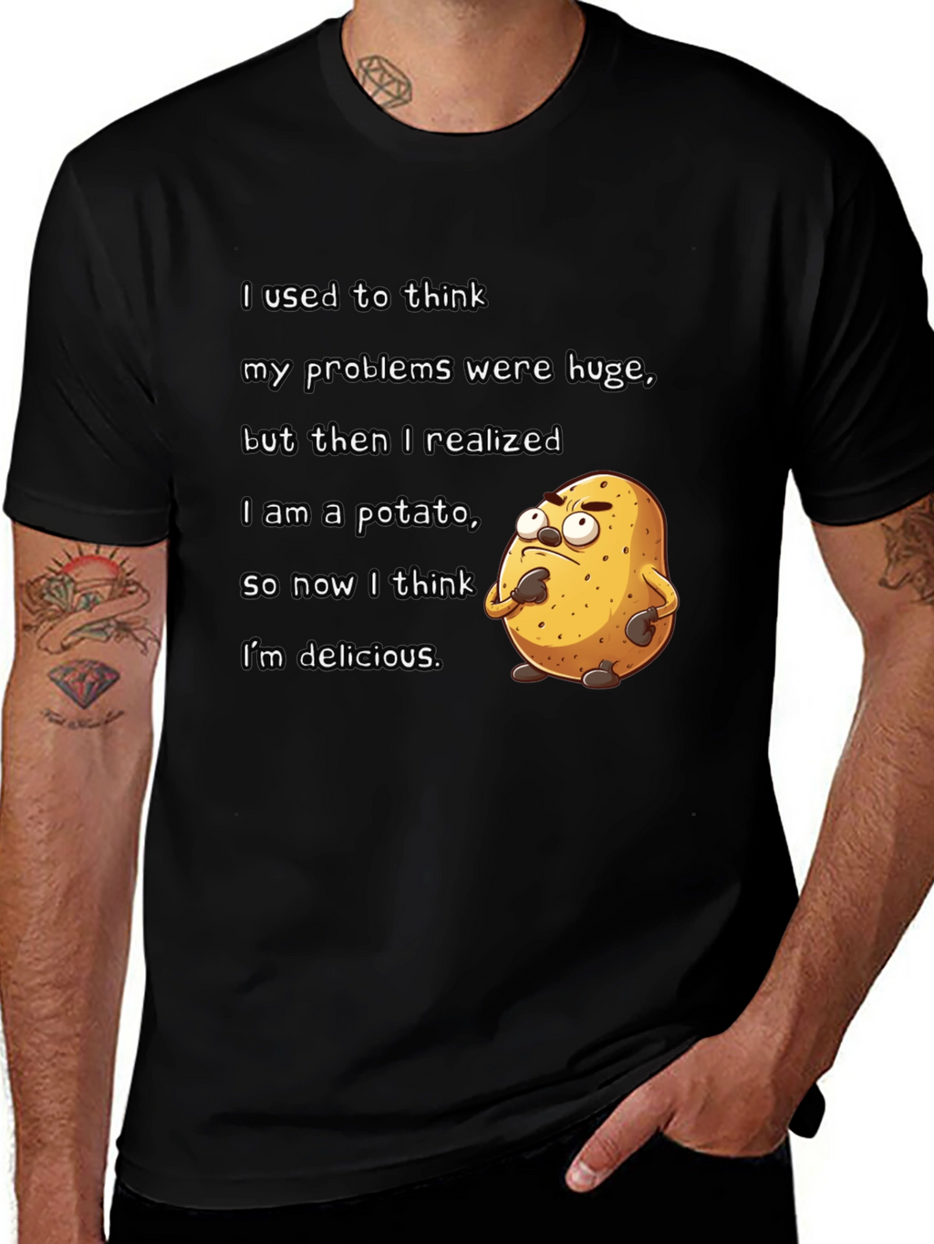 Potato T-Shirt - Funny Graphic Tee