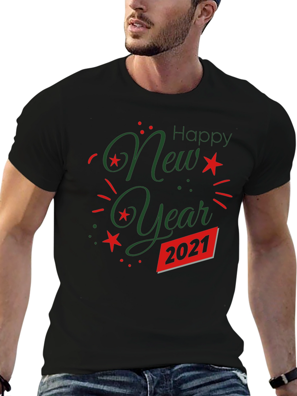 Festive New Year 2021 Graphic Tee