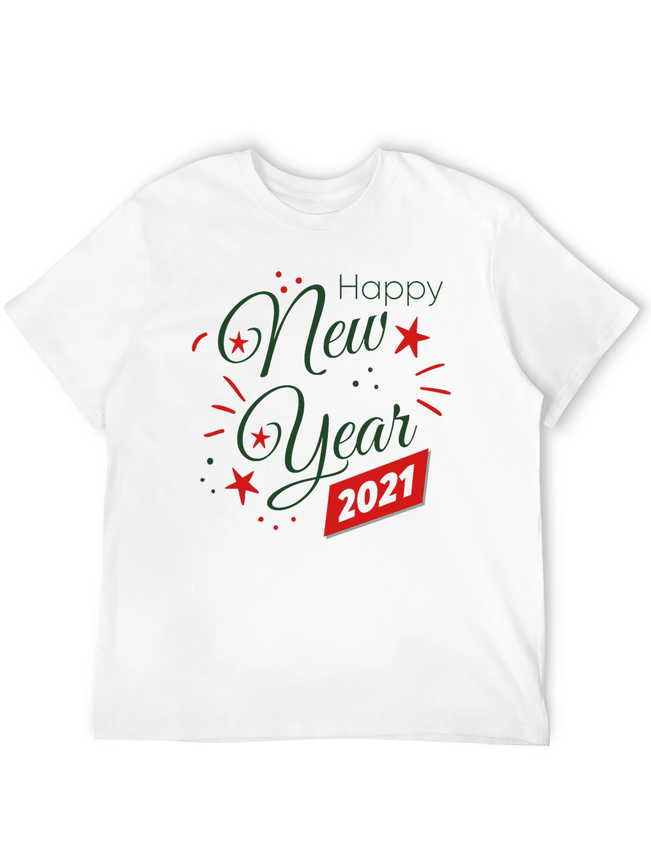 Festive New Year 2021 Graphic Tee