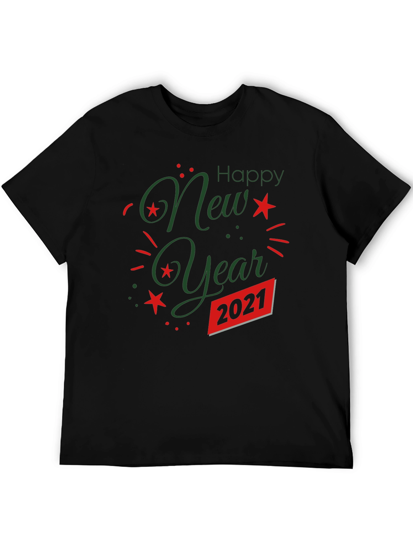 Festive New Year 2021 Graphic Tee