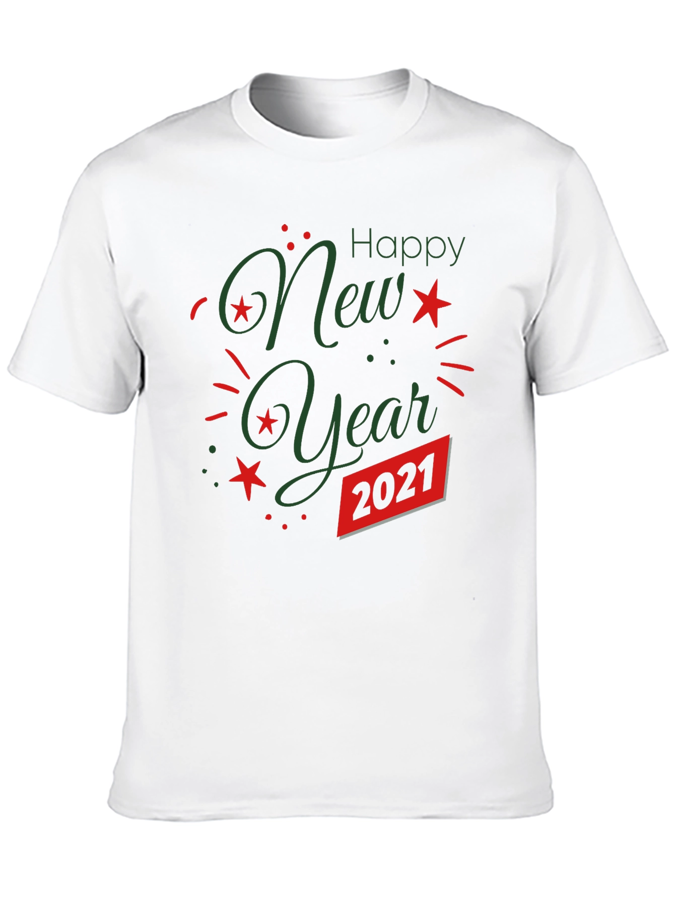 Festive New Year 2021 Graphic Tee