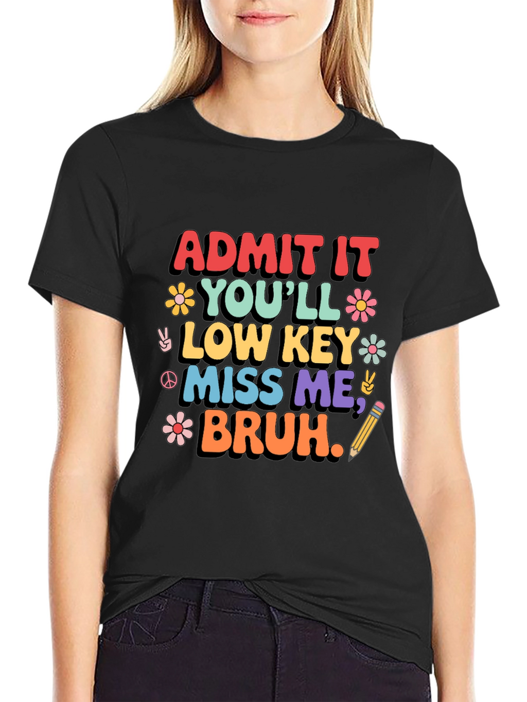 Admit It Youll Low Key Miss Me Bruh T-Shirt