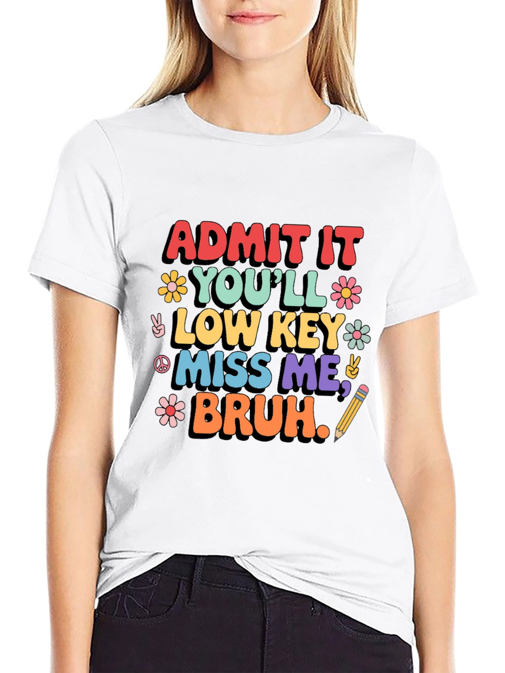 Admit It Youll Low Key Miss Me Bruh T-Shirt